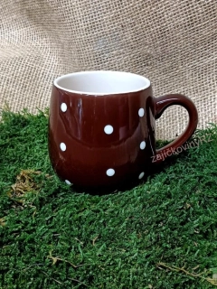 Hrnek s puntíky, 310 ml, keramika