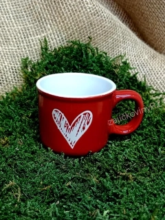 Hrnek se srdíčkem, malý, 90 ml