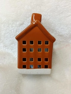 Domek keramický LED, cihlová barva