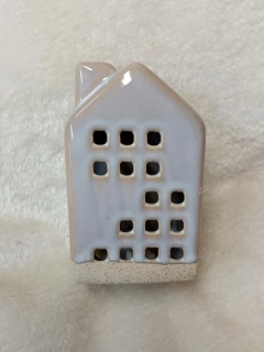 Domek keramický LED bílý