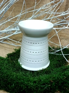 Aromalampa, bílá, 13 cm