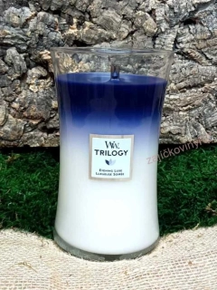 WoodWick svíčka váza 609 g Trilogy Evening Luxe