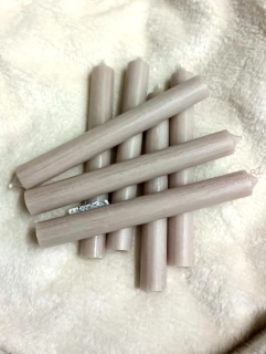 Svíčka stolní béžová 18 cm, 1ks