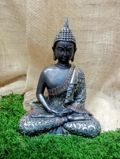 Buddha velký, polyresin, 26 cm